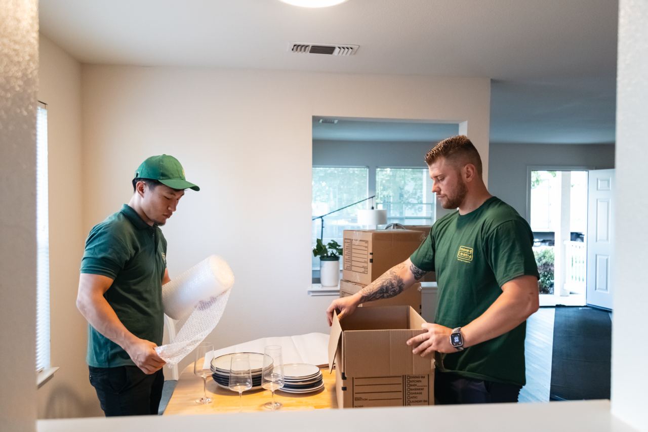 Long distance interstate moving services - moving truck on highway
